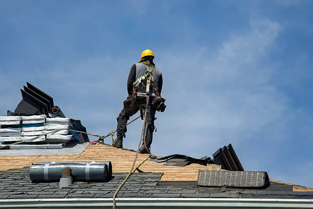 Professional Roof Replacement technician working in Franklin, LA